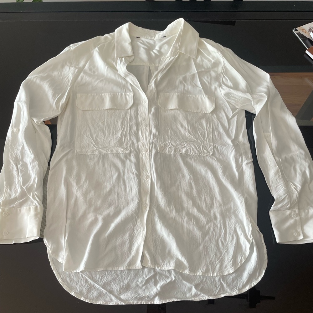 Madewell white top